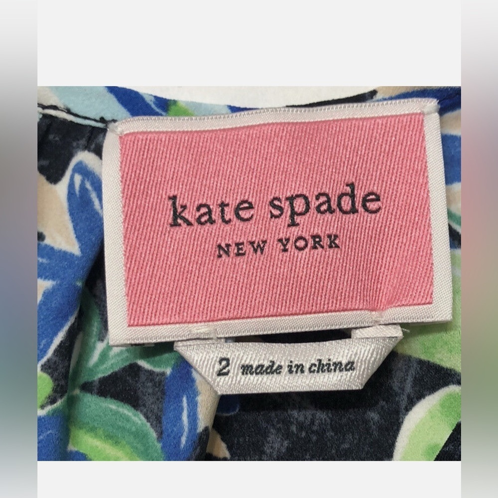 Kate Spade New York Full Bloom Floral Mini Dress Size 2 - Picture 5 of 12